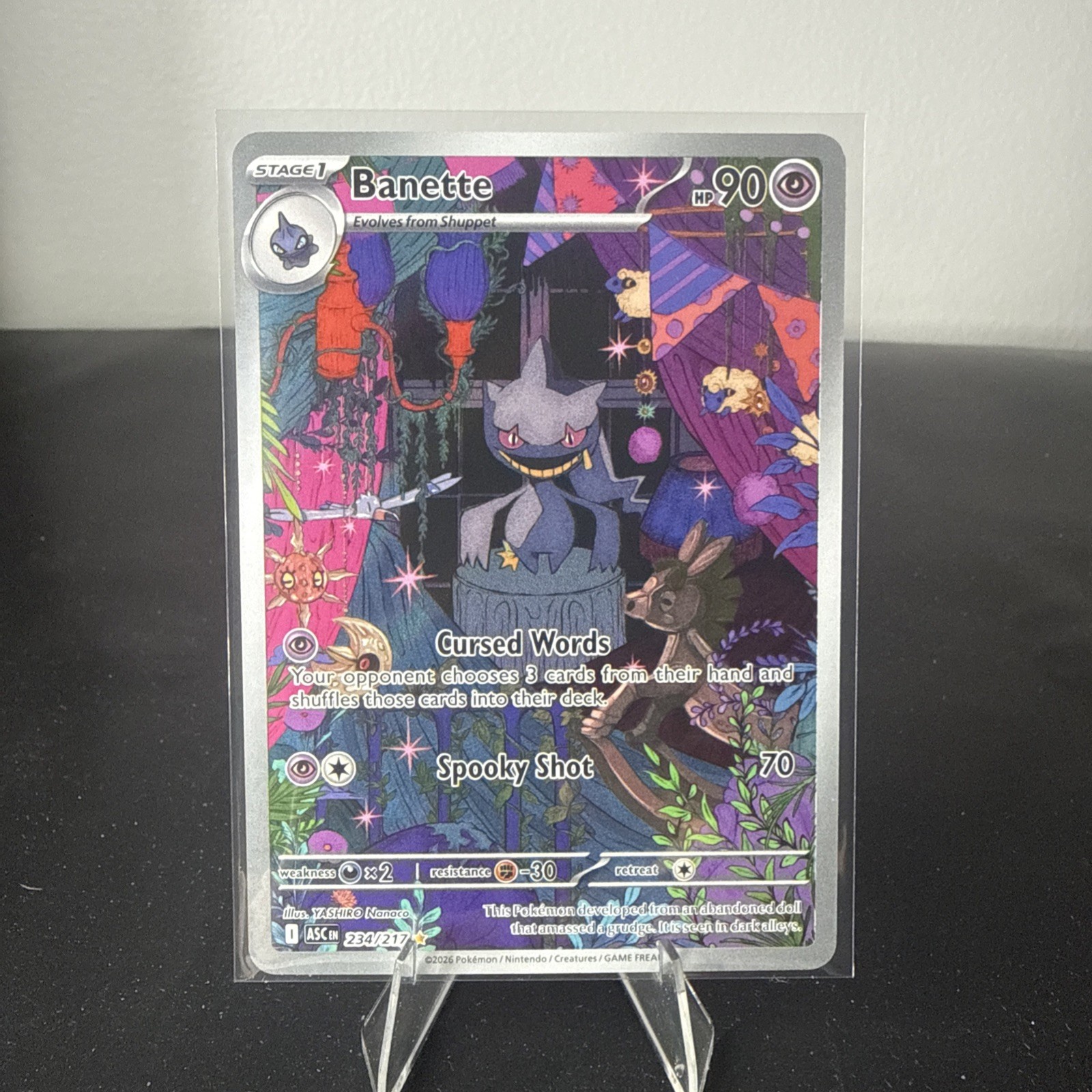 Pokemon: Banette - 234/217 - ME: Ascended Heroes (ASC) Illustration Rare
