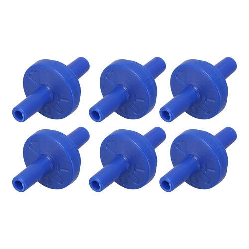10 Stück Rückschlagventil 1 Wege PP Kunststoffschlauch Wasserstop Membran Widerhaken 4 mm blau Teil - Bild 3 von 24