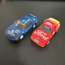 TOMY AFX Lighted Calsonic Skyline GT-R 12 Nissan  Ford Thunderbird 9 Slot Car