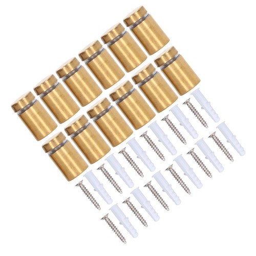 12 Stück Abstandsschraube Edelstahl 12 x 20 mm Wandhalterung Werbung Neu - Bild 7 von 24
