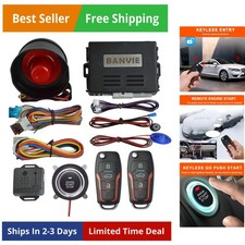 Car Keyless Entry Security Alarm System    Remote Engine Start Starter    P...