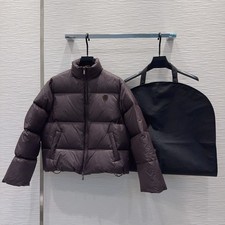 2026 New Winter Women Casual Down Jacket Classic Logo Short Puffer Coat