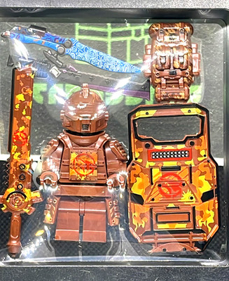 NEW BRICK MAN Customs GAME FOR PEACE POWER MECHA SUIT (Brown) Deluxe MiniFigure