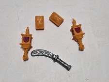 Vintage 1992 TMNT Samurai Scooter Parts Lanterns Sword