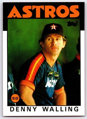 1986 Topps Tiffany - Denny Walling #504