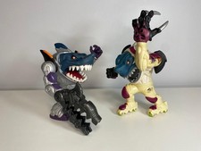 Street Sharks Space Force Ripster & Streex 1996 Figures Loose No Accessories