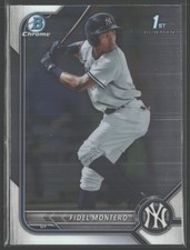 2022 Bowman #BCP-74 Fidel Montero Chrome Prospects