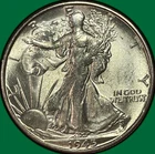 1945-S Walking Liberty Half Dollar Brilliant Uncirculated BU Coin #40388