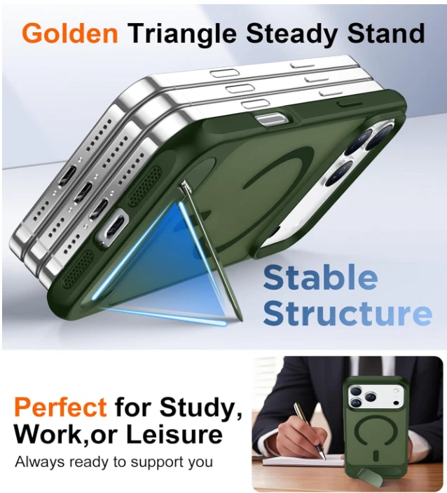 Funda iPhone 17 Pro Max, Pata de cabra, Delgada Verde Translúcido Foto 4 de 4