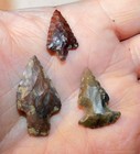 Lot of 6 Arrowheads Bird Points Native American Butker County Ohio  A-30 — photo 3
