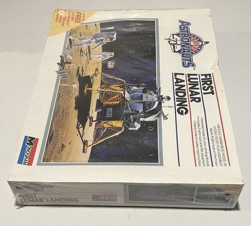 Vintage Monogram Model Kit First Lunar Landing Young Astronauts Edition - Picture 3 of 5