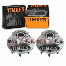2 pc Timken Front Wheel Bearing Hub Assembly for 2000-2001 Dodge Ram 2500 zh