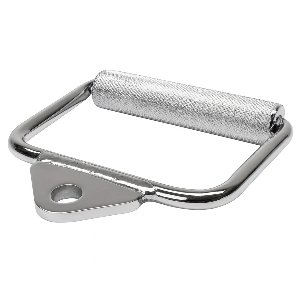 Accesorio de cable de mango cromado único Champion Barbell Foto 2 de 4