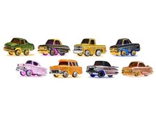 "LOWRIDERS SHOW GLOW" SERIES 2 SET OF 8 PCS DIECAST BY CARTUNED 597346-XX1