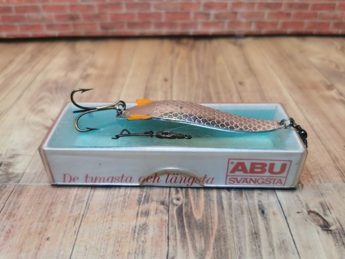 Boxed Vintage Fishing Abu Svangsta Toby Lure Spinner Copper 12g 3/7oz Collectabl - Bild 6 von 18
