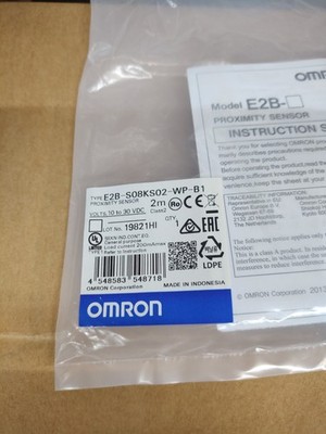 Omron E2B-S08KS02-WP-B1 Proximity Sensor.  Lot of (4)