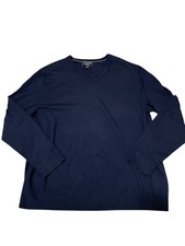 Banana Republic Italian Merino Wool V Neck Sweater Men's Sz XXL