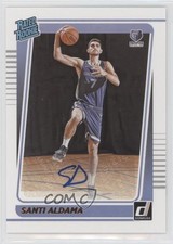 2021-22 Panini Donruss Rated Signatures Santi Aldama #226 Rookie Auto RC 0ce4