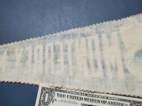 Vintage MONTERREY MEXICO Souvenir Pennant 6" x 18" - Picture 13 of 16
