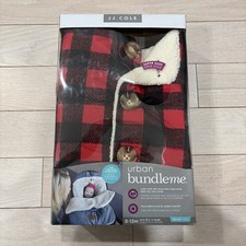 New JJ Cole Urban BundleMe Infant car seat and stroller cover in red black