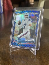 2025 Panini Prizm - Josh Allen #167 Black & Blue Checker Prizm