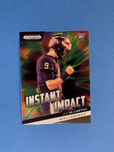2024 Panini Prizm Draft Picks Instant Impact J.J. McCarthy Rookie RC #II-7