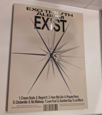 EXO [EXIST] 7th Album PHOTO BOOK E Ver/CD+Buch+Post Karte+Karte