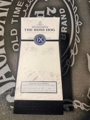 Whistlepig  Box Boss Hog 9