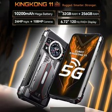 Cubot KingKong 11 5G Rugged Phone 36GB+256GB 6.72" 120Hz 10200mAh 108MP Global