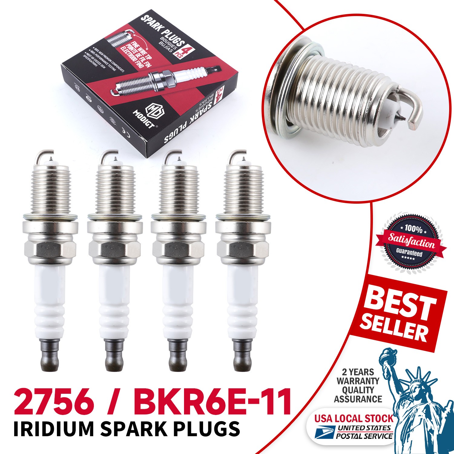 4pcs For Honda 07-13 TRX420FM FourTrax Rancher Fit NGK Standard Spark Plugs qw