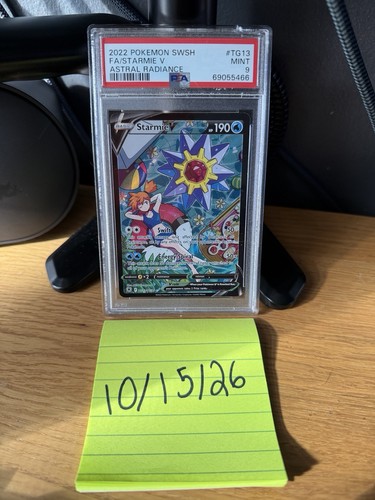 Starmie V graded PSA 9 for sale on eBay