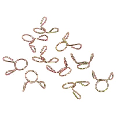 10 Schlauchklemmen 5mm Rohrschelle für Benzin Kraftstoffschlauch Ölleitung
