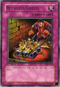 YuGiOh Reckless Greed SD2-EN027 Common Englisch Poor 1st