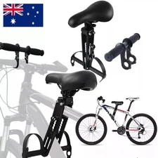 Bike Front Mounted Child Seat Kids Top Tube Bicycle Detachable Child Armrest