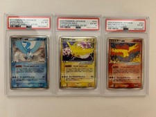 Pokemon PSA Legendary Birds Thunder Fire Freezer Graded Card PSA9/10 Authentic