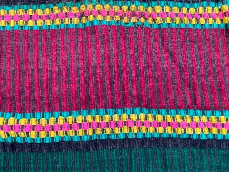 Alfombra de lana vintage tejida a mano para dormitorio Kilim 2x7 decoración del hogar 202x70 cm Foto 4 de 4