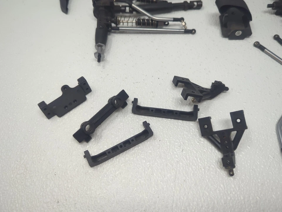 Raro ECX Barrage escala 1/12 RC Rock Crawler piezas chasis ejes neumáticos etc. Foto 4 de 4