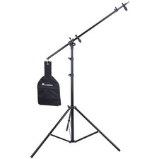 Flashpoint 11.5' Aluminum 5 Section Super Light Stand with Boom Extension and Re