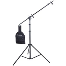 Flashpoint 11.5' Aluminum 5 Section Super Light Stand with Boom Extension and Re