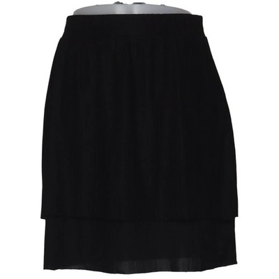 Pieces, Rock, Größe: S, Schwarz, Elasthan/Polyester, Einfarbig, Damen #xPh