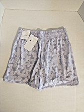 Nike Dri-FIT Lavender Girls High-Waisted Training Shorts Kids Medium