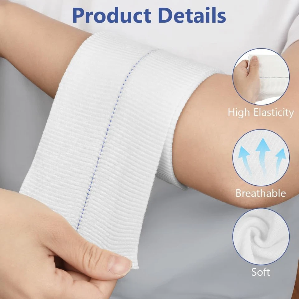 Elastische Schlauchverband Kompressionsbandage Fixierbinde Stützbandage 7,5cmx5m - Bild 4 von 4