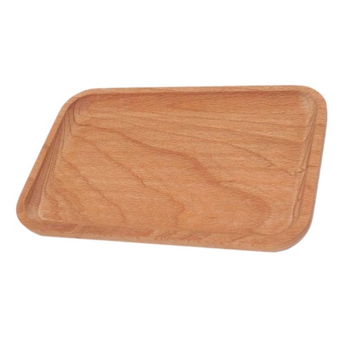 Solid Wood Tea Tray Cake Plate Fruit Platter Trays for Serving Food Holder - Picture 4 of 12