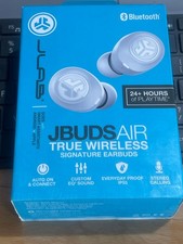 JLab JBuds Air True Wireless Signature Bluetooth Earbuds- Bluetooth - White NEW
