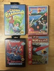 Lot of 4 Sega Genesis Games PAC Man 2 (New Sealed) Cyborg Justice Mick Mack More