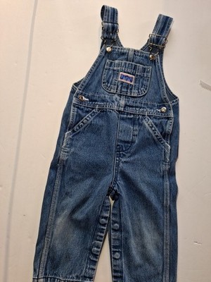 Big Smith Toddler Baby Youth Denim Blue Cotton Bib Overalls Boys Girls Sz 18 M