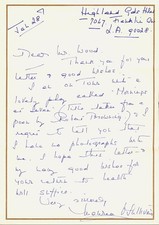MAUREEN O'SULLIVAN - AUTOGRAPH LETTER SIGNED