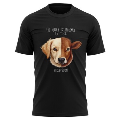 Animal Rights Herren T-Shirt Vegan Aktivist Oberteil für Ihn Geschenk für Vegetarier