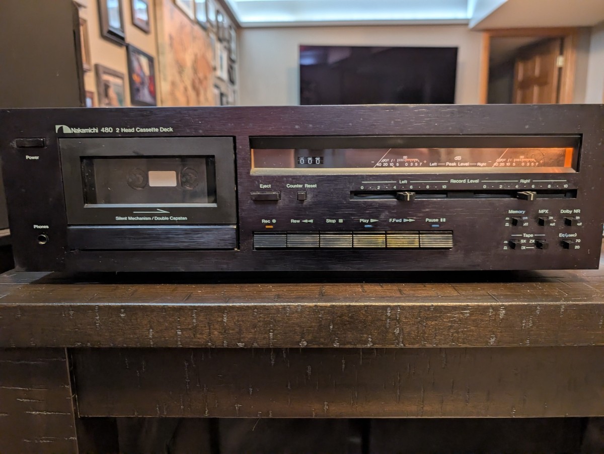 Nakamichi 480 2 Head Cassette Deck 実動品 Nakamichi 480 2-Head Cassette Deck - needs Repair Or For Parts | eBay