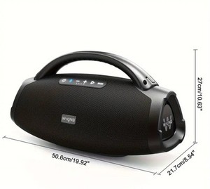 Bluetooth Lautsprecher Ultra-Laut Ultra Loud Bluetooth Lautsprecher - 200W RMS, Tragbar, Hoher Bass, Outdoor/Indoor Wireless Speaker Kugelförmig